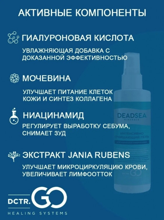 Dctr.Go Очищающий гель для умывания лица с церамидами  250 мл в Калининграде