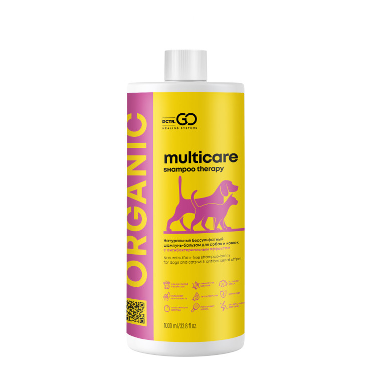 Dctr.Go Шампунь-бальзам для животных Sнampoo Therapy "Мультиуход" 1000 ml в Калининграде